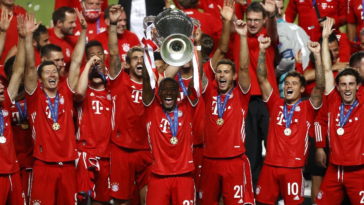 Bayern Munich meraih trofi Liga Champions dengan rekor 100 persen kemenangan. (Foto: Getty Images/Pool)