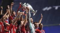 Bagi Bayern, ini jadi gelar Liga Champions/European Cup yang keenam. David Ramos/Pool via AP.