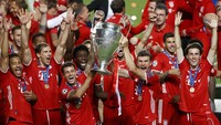 Jumlah gelar Liga Champions milik Bayern hanya kalah dari Real Madrid dan AC Milan. Madrid sudah 13 kali menjuarai kompetisi ini, sementara Milan punya tujuh gelar. Matthew Childs/Pool via AP.