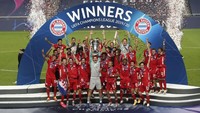 Bayern Munich keluar sebagai juara Liga Champions 2019/2020. Miguel A. Lopes/Pool via AP.