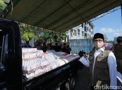 Bantuan Makanan dan Obat-batan Mengalir ke Ponpes Darussalam