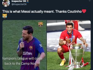 Coutinho Juara Liga Champions, Barca dan Liverpool Kena Sindir Meme Coutinho Juara Liga Champions, Barca dan Liverpool Kena Sindir Meme
