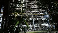 Kebakaran Gedung Kejagung Sisakan Puing dan Jelaga