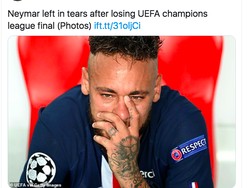 Video Neymar Nangis Usai PSG Gagal Jadi Juara Liga Champions