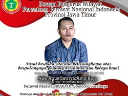 Perawat yang Jadi Relawan di RSU dr Soetomo Meninggal Probable COVID-19