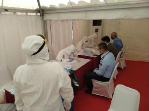 Gandeng BIN, Ditjen Imigrasi Gelar Tes Swab Corona Massal Gandeng BIN, Ditjen Imigrasi Gelar Tes Swab Corona Massal