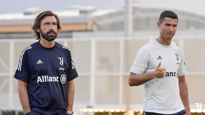 Andrea Pirlo dan Cristiano Ronaldo.