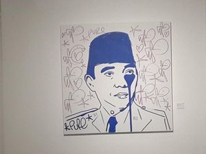Melihat Lukisan Soekarno Menangis di Art 1 New Museum