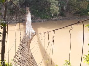 Jembatan Gantung Putus, 4 Remaja Sukabumi Terluka