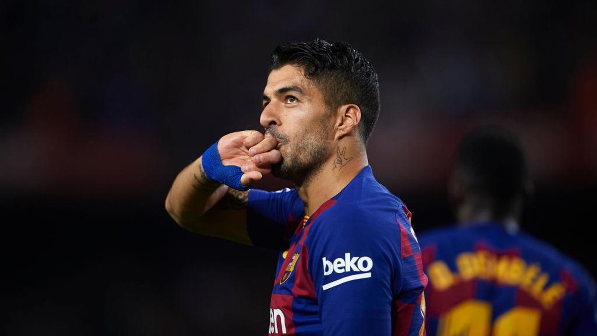Striker Barcelona, Luis Suarez. (Foto: (Getty Images)