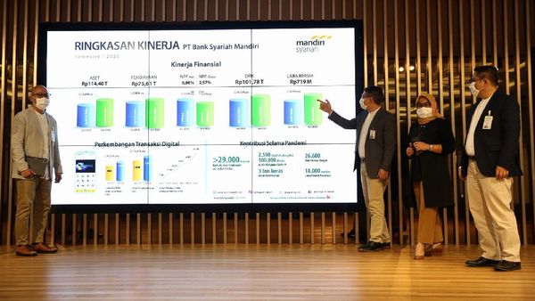 Mandiri Syariah Bukukan Laba Rp 719 Miliar