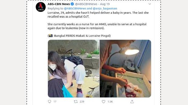 Perawat Bantu Melahirkan di Filipina