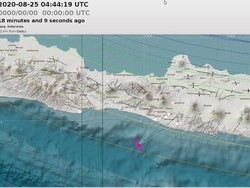 Gempa M 3 Terjadi di Barat Daya Kulon Progo DIY