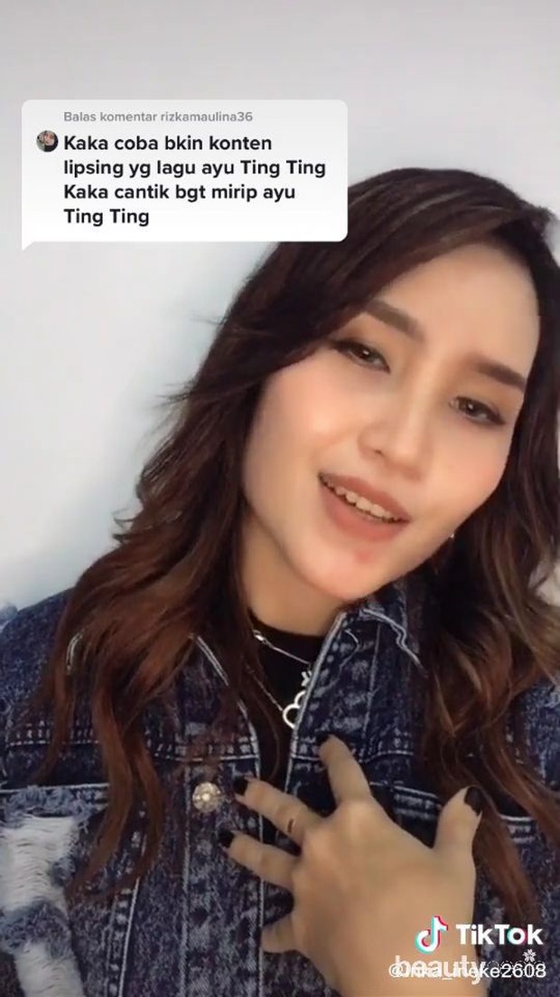 Inka Ineke/sumber: tiktok.com/inka_ineke2608 Inka ineke kembaran ayu ting ting