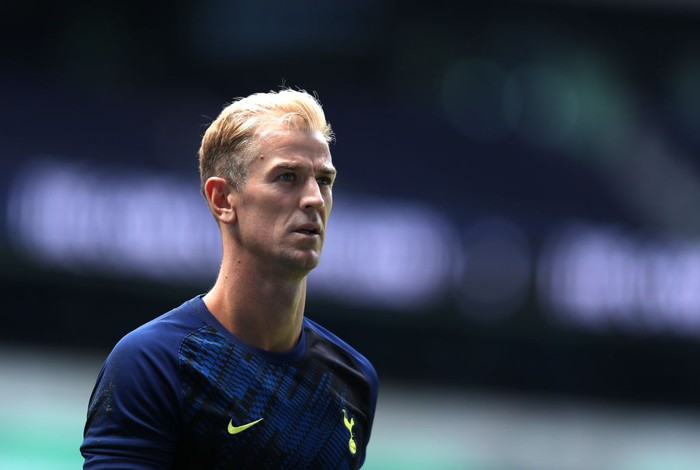 LONDON, ENGLAND - AUGUST 22: Joe Hart of Tottenham Hotspur during the Pre-season friendly match between Tottenham Hotspur and Ipswich Town  at Tottenham Hotspur Stadium on August 22, 2020 in London, England. (Photo by Catherine Ivill/Getty Images)