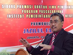 Wakil Ketua MPR Jazilul Raih Gelar Doktor Ilmu Pemerintahan IPDN