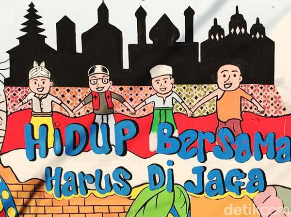 Pesan Kebangsaan dalam Sebuah Mural di Sudut Kota Bekasi