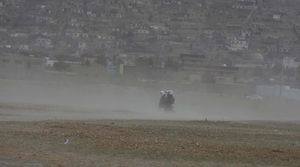 Potret Badai Pasir di Afghanistan