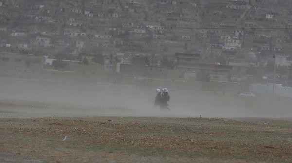 Potret Badai Pasir di Afghanistan