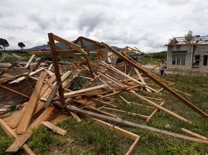 Puluhan Rumah di Aceh Rusak Diterjang Angin Puting Beliung
