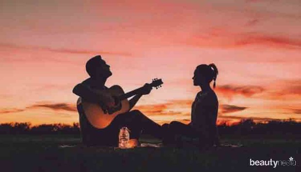 Tempat romantis/Mypoly Illustrasi kencan di tempat romantis