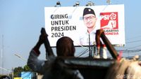 Baliho Besar Giring untuk Presiden 2024 Mejeng di Kalimalang