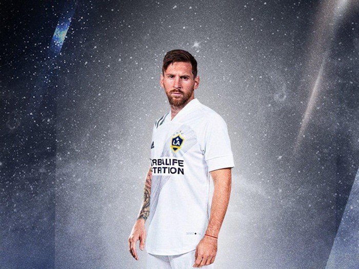Lionel Messid dengan seragam LA Galaxy