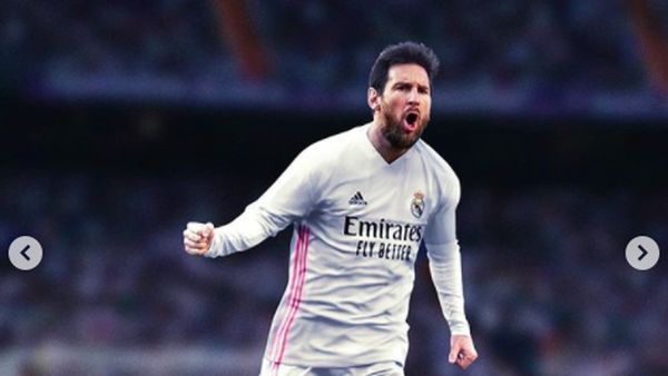 Lionel Messi Berkostum MU, City Sampai PSG, Keren Mana?