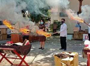 Kejaksaan Musnahkan Ribuan Bungkus Rokok Tanpa Cukai di Bengkulu