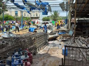 Potret Ledakan di Bengkel Las yang Tewaskan 4 Orang