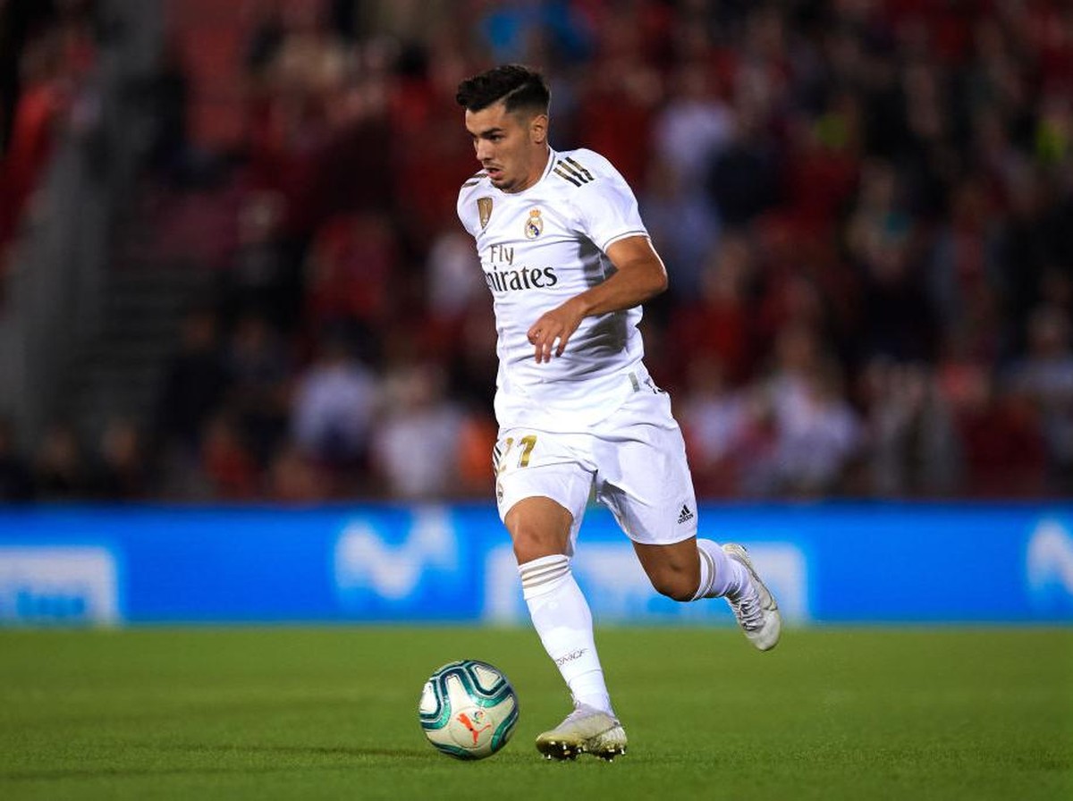 Brahim Diaz jarang tampil bersama Madrid musim ini. Foto: Getty Images/Alex Caparros
