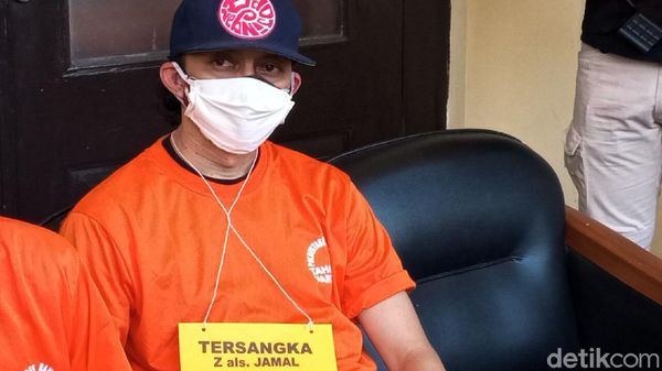 Ditangkap Terkait Narkoba, Jamal Preman Pensiun Berbaju Tahanan