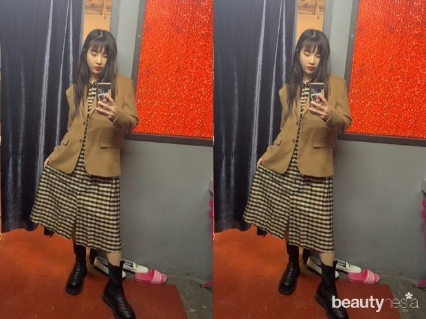 Joy RED VELVET/ Foto: Instagram.com/_imyour_joy inspirasi gaya OOTD Joy Red Velvet