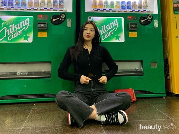 Joy RED VELVET/ Foto: Instagram.com/_imyour_joy inspirasi gaya OOTD Joy Red Velvet