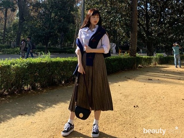 Joy RED VELVET/ Foto: Instagram.com/_imyour_joy inspirasi gaya OOTD Joy Red Velvet
