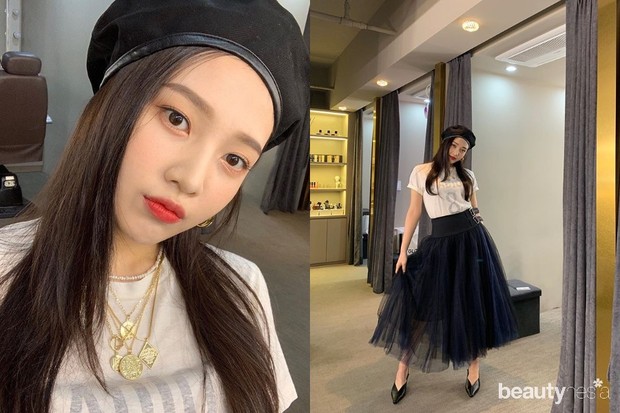 Joy RED VELVET/ Foto: Instagram.com/_imyour_joy inspirasi gaya OOTD Joy Red Velvet