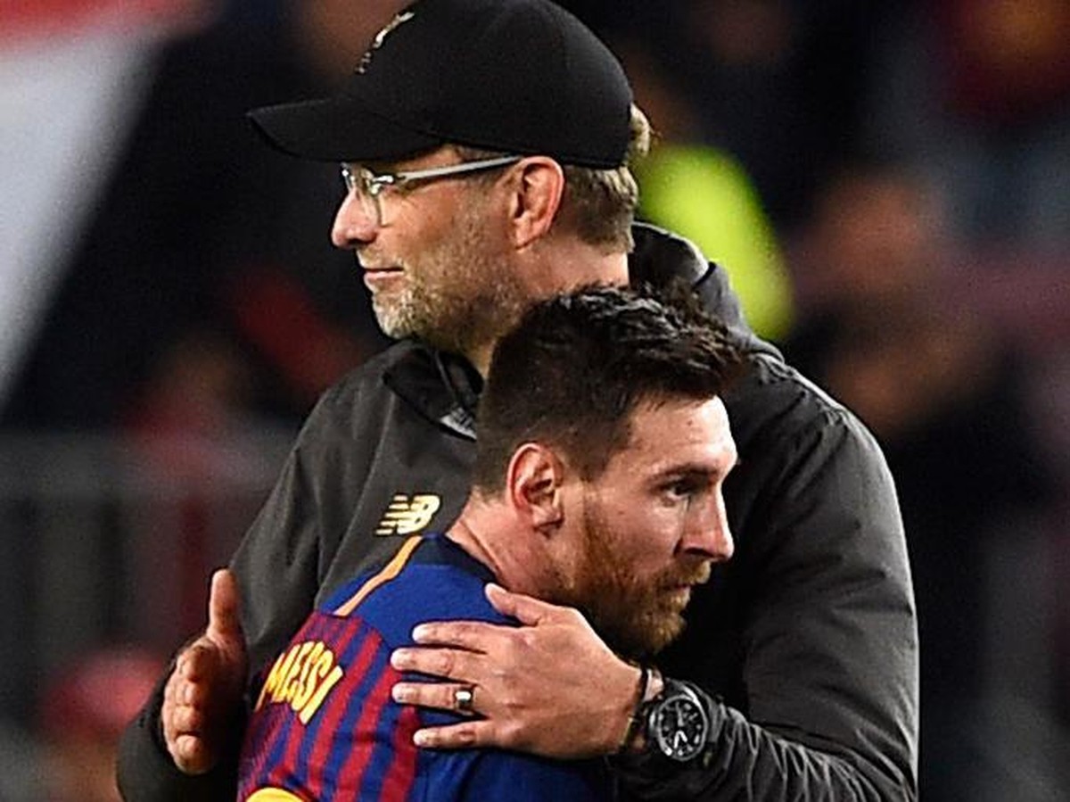 Manajer Liverpool Juergen Klopp penasaran melihat Lionel Messi bermain di Inggris, sekalipun dia memperkuat klub rival Manchester City. (Foto: AFP/JOSEP LAGO)