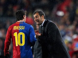 Restu Guardiola Agar Messi Balik Lagi ke Barcelona