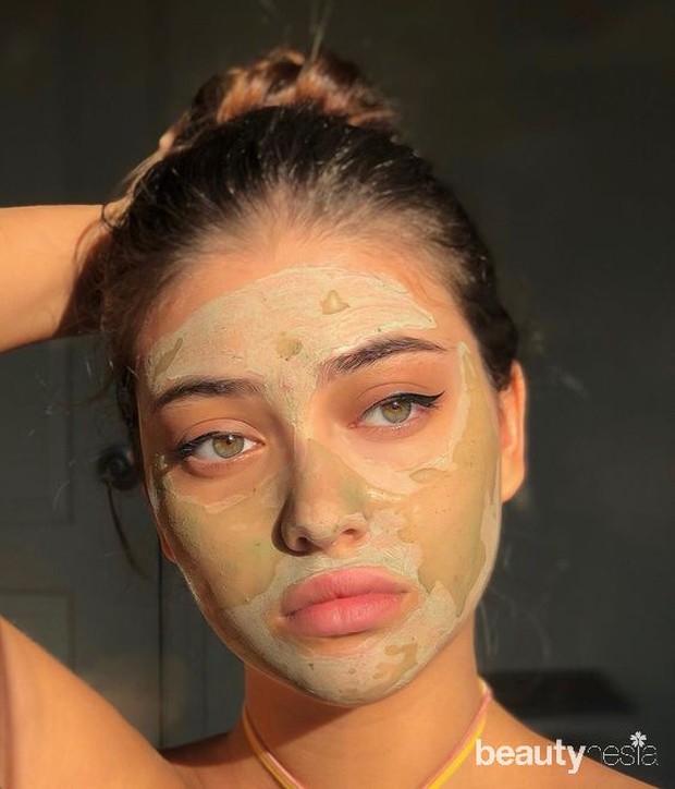Masker matcha untuk kulit sensitif