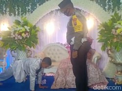 Video Pengantin di Pasuruan Dihukum Push Up Tak Pakai masker