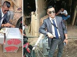Mirip Anggota DPR, Penjual Tahu hingga Cilok Jualan Pakai Jas dan Dasi