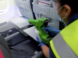 Canggih! Maskapai AS Gunakan Pembunuh Virus yang Tahan 7 Hari