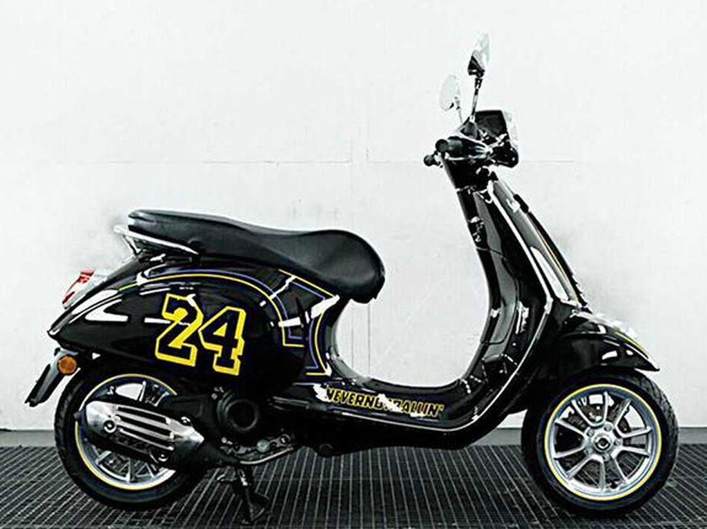 Black Mamba! Vespa Primavera Edisi Spesial Kobe Bryant Dilelang Black Mamba! Vespa Primavera Edisi Spesial Kobe Bryant Dilelang