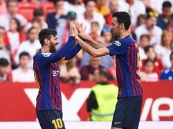 Pujian Messi untuk Busquets yang Meninggalkan Barcelona Akhir Musim