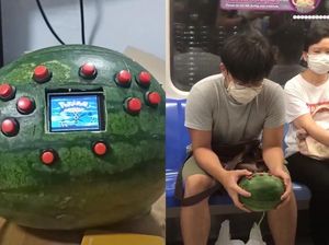 Kreatif! Mahasiswa Ini Ciptakan Game Boy dari Buah Semangka Kreatif! Mahasiswa Ini Ciptakan Game Boy dari Buah Semangka