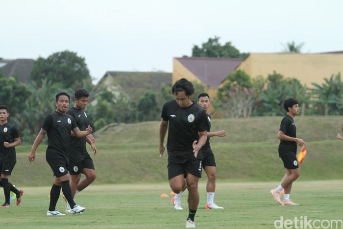 Latihan perdana PSS Sleman, Jumat (28/8/2020)