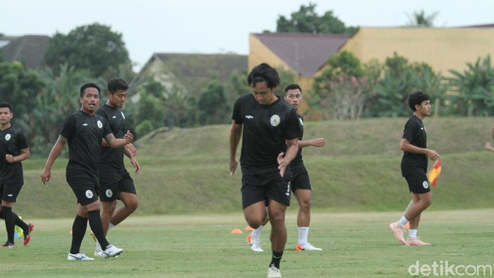 Latihan perdana PSS Sleman, Jumat (28/8/2020)