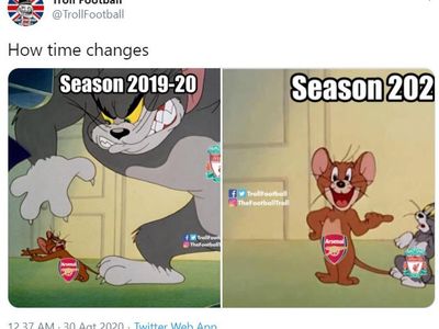 Meme Liverpool Gagal Juara, Arsenal Kembali Angkat Trofi