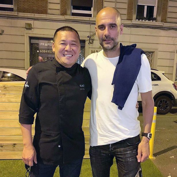 Pep Guardiola di Barcelona