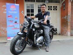 Ini Ungkapan Mahasiswa Pemenang Motor Triumph 1.200 cc dari Pertamina